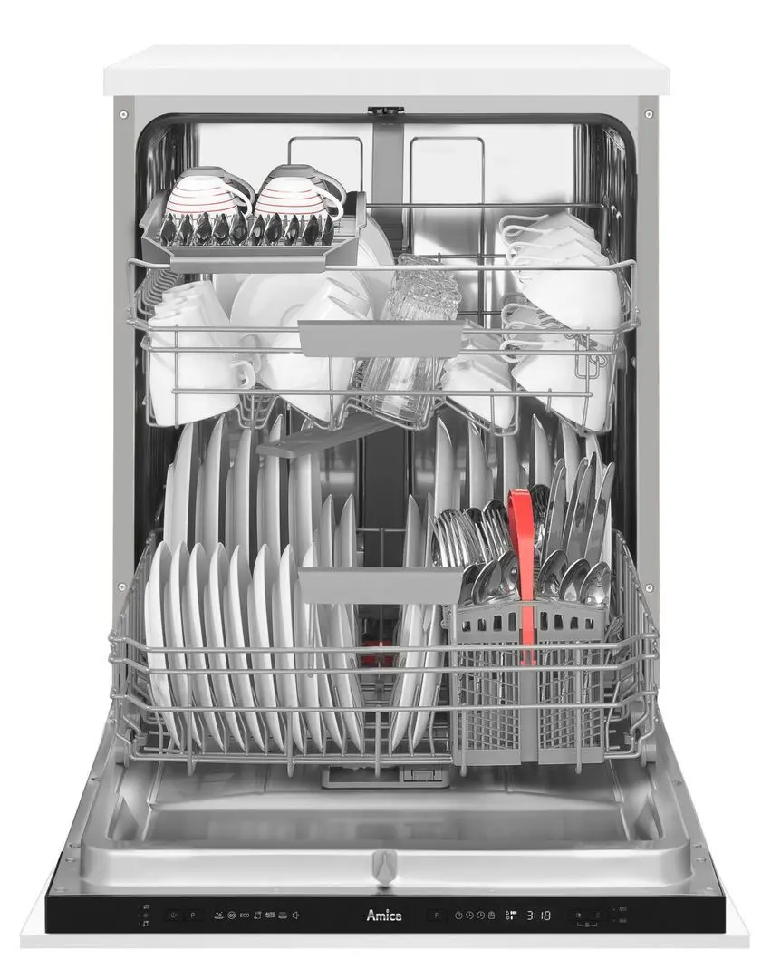 Встраиваемая посудомоечная машина Amica DIM62D7TBOqH (White) - 2