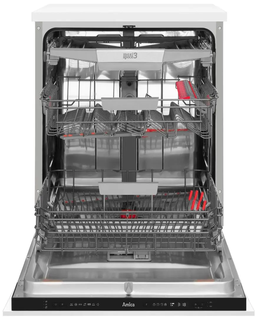 Встраиваемая посудомоечная машина Amica DIM66B7EBONiH (White) - 3