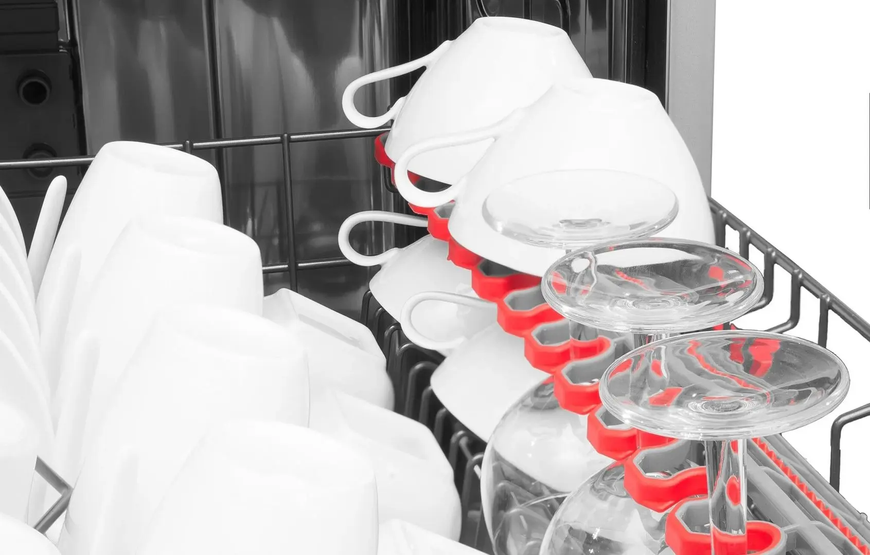 Встраиваемая посудомоечная машина Amica DIM66B7EBONiH (White) - 8