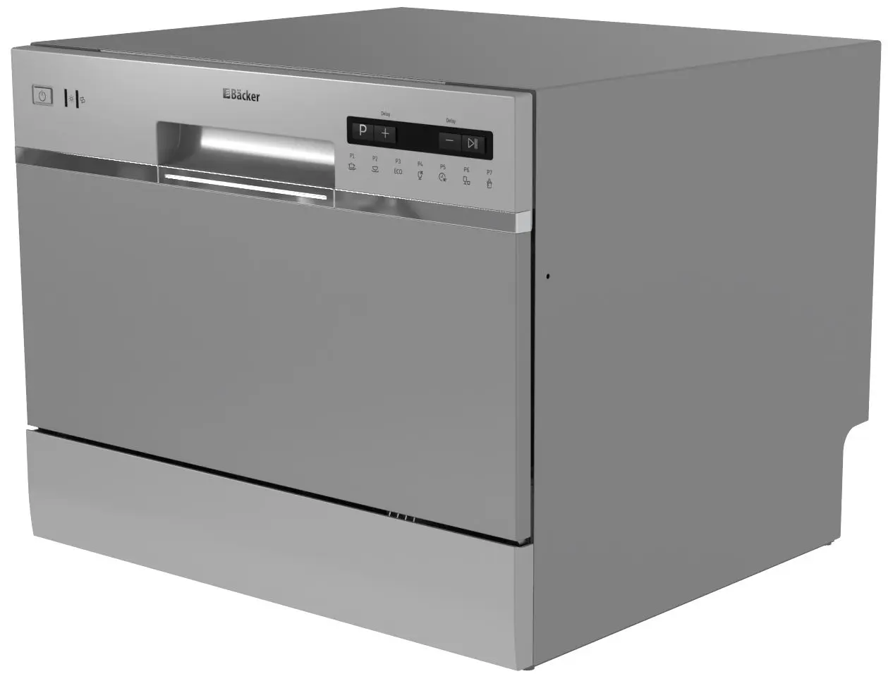 Masina de spalat vase Backer WQP6-3602I S (Silver)