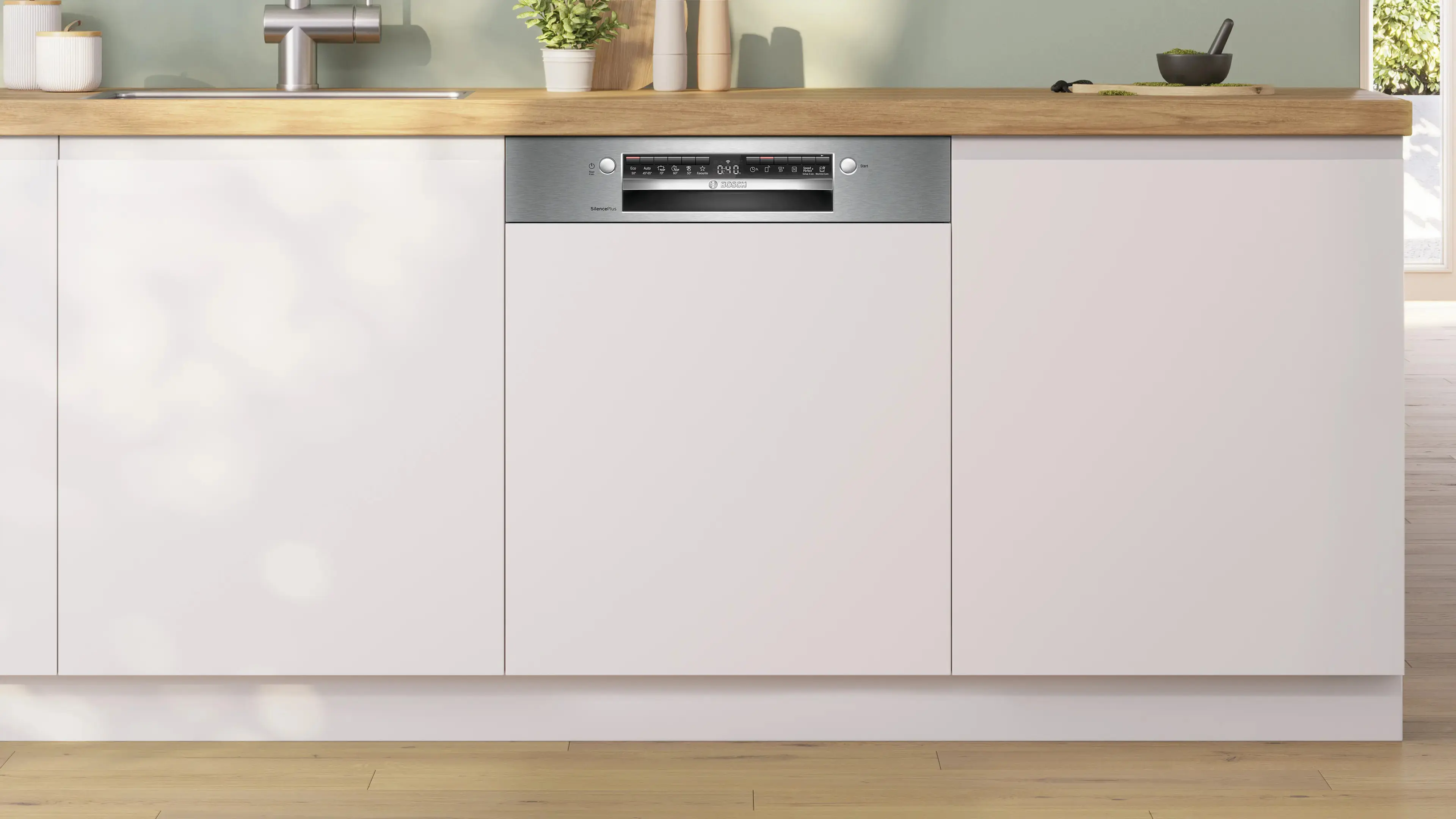 Полувстраиваемая посудомоечная машина Bosch SMI4ECS28E - 2