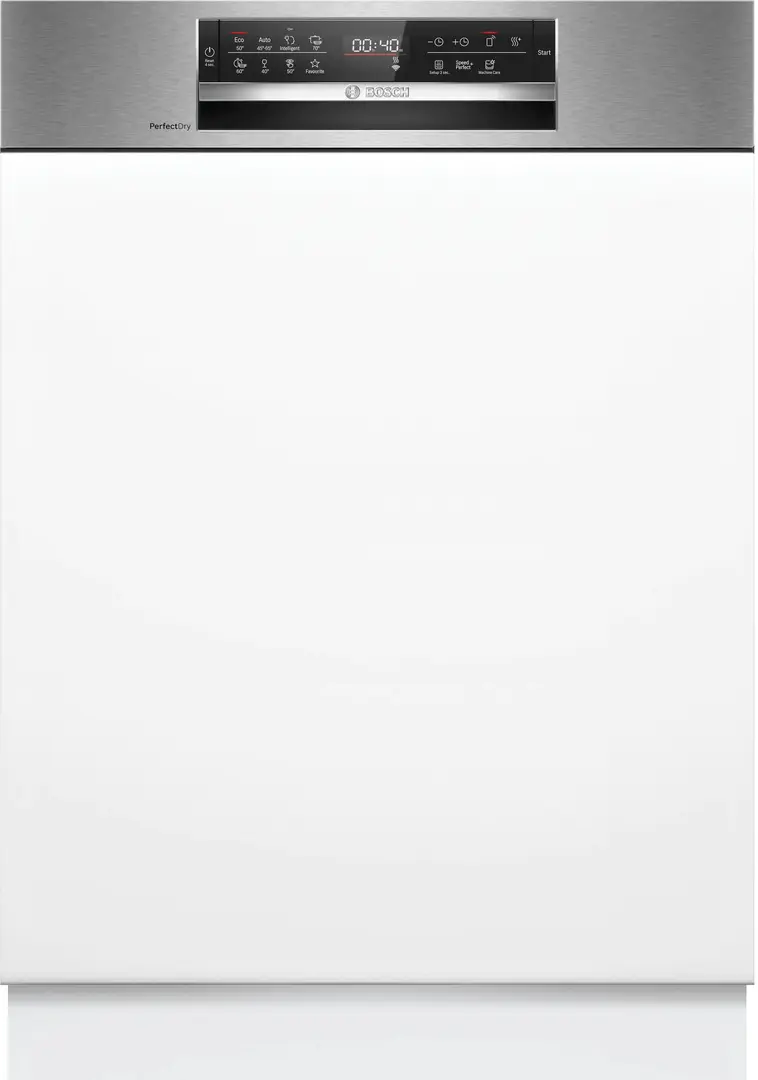 Полувстраиваемая посудомоечная машина Bosch SMI6ZCS16E (Inox)