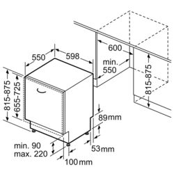 Masina de spalat vase incorporabila Bosch SGV2ITX18E (White) Thumb