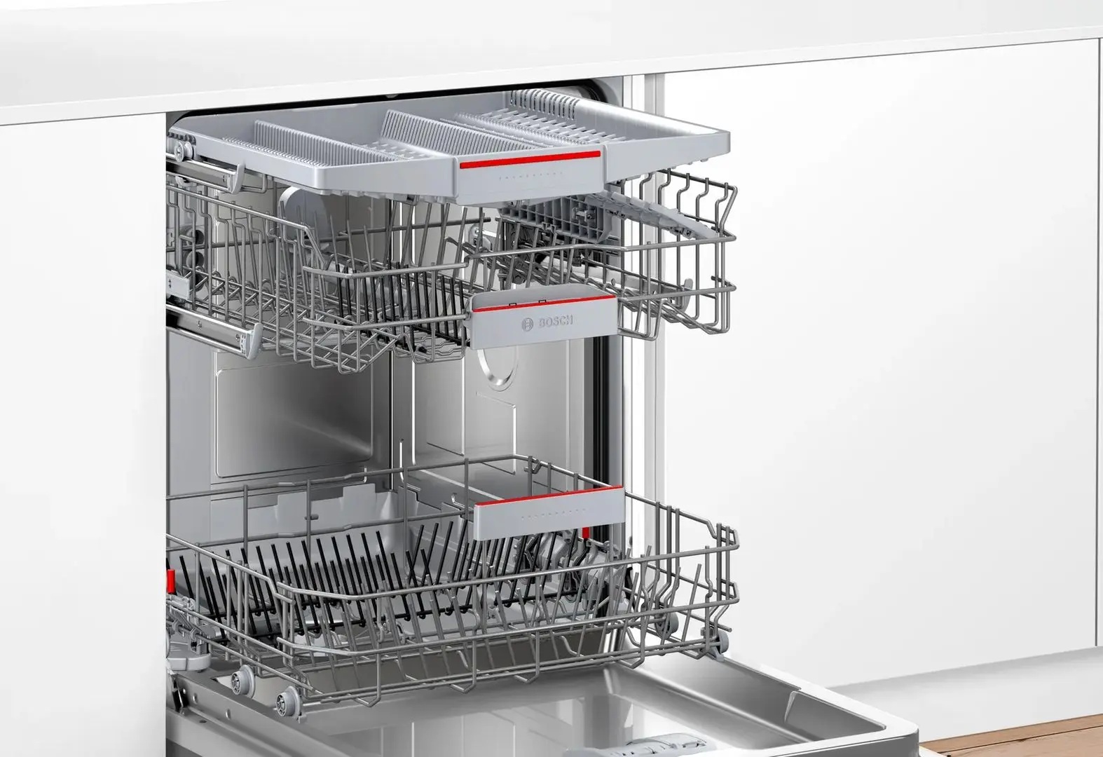 Встраиваемая посудомоечная машина Bosch SMV4HVX02E (White) - 4