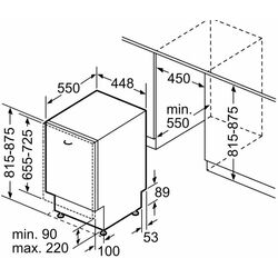 Masina de spalat vase incorporabila Bosch SPV2HKX42E (White) Thumb
