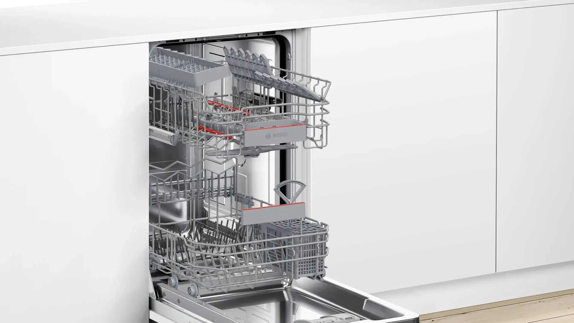 Встраиваемая посудомоечная машина Bosch SPV4EKX24E (Inox)