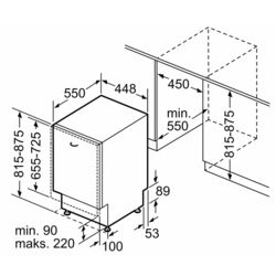 Встраиваемая посудомоечная машина Bosch SPV4EMX10E (Silver) Thumb