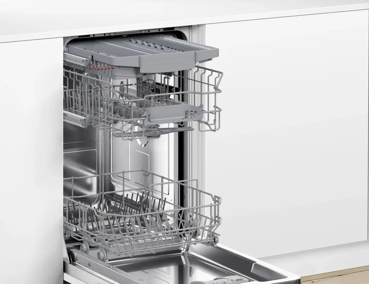 Встраиваемая посудомоечная машина Bosch SPV4HMX10E (White) - 3