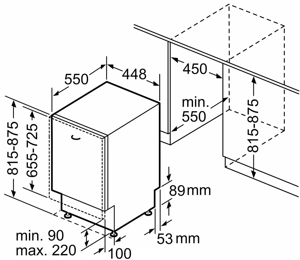 Masina de spalat vase incorporabila Bosch SPV6EMX11E