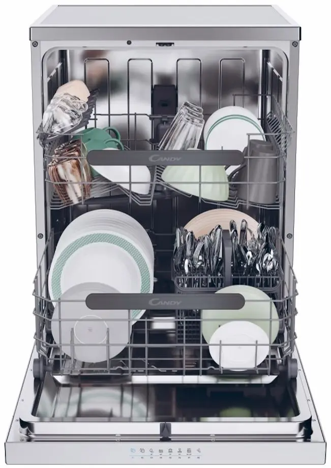 Masina de spalat vase Candy CF 4C6F0X (Silver)