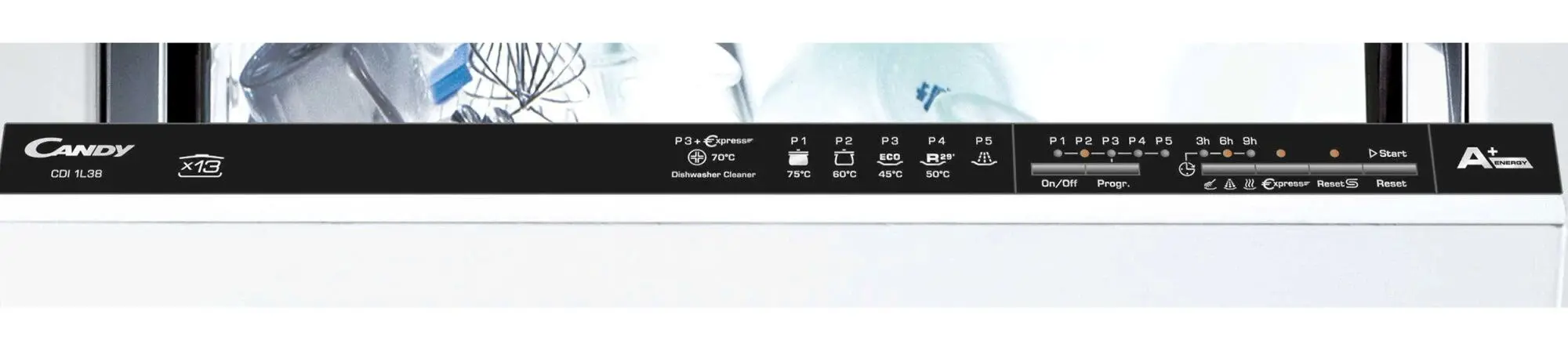 Mașină de spălat încorporabilă Candy CDI 1L38/T (White)