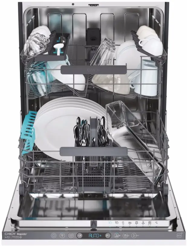 Masina de spalat vase incorporabila Candy CI 6C4F0MA1 (White)