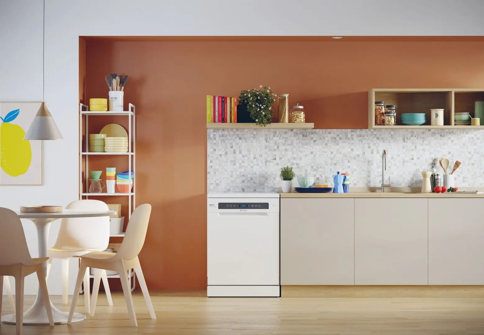 Masina de spalat vase Candy Rapido CF 3C7F0W (White)