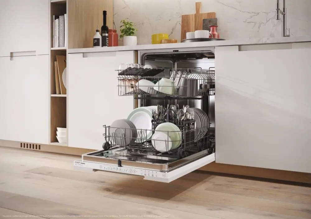 Masina de spalat vase incorporabila Candy RapidO CI 3E6L0W (White)