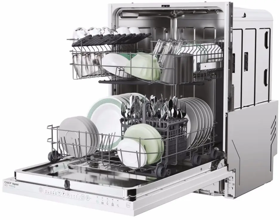 Masina de spalat vase incorporabila Candy RapidO CI 3E6L0W (White)