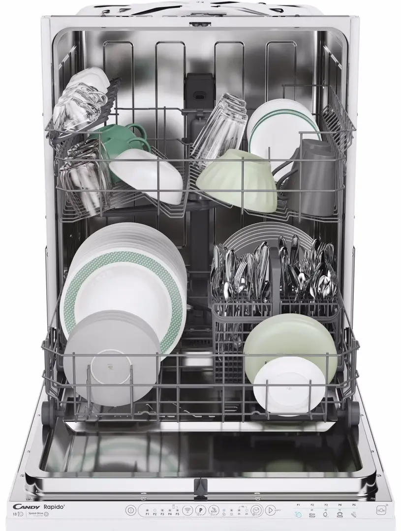 Встраиваемая посудомоечная машина Candy Rapido CI 3E7L0W2 (Inox)