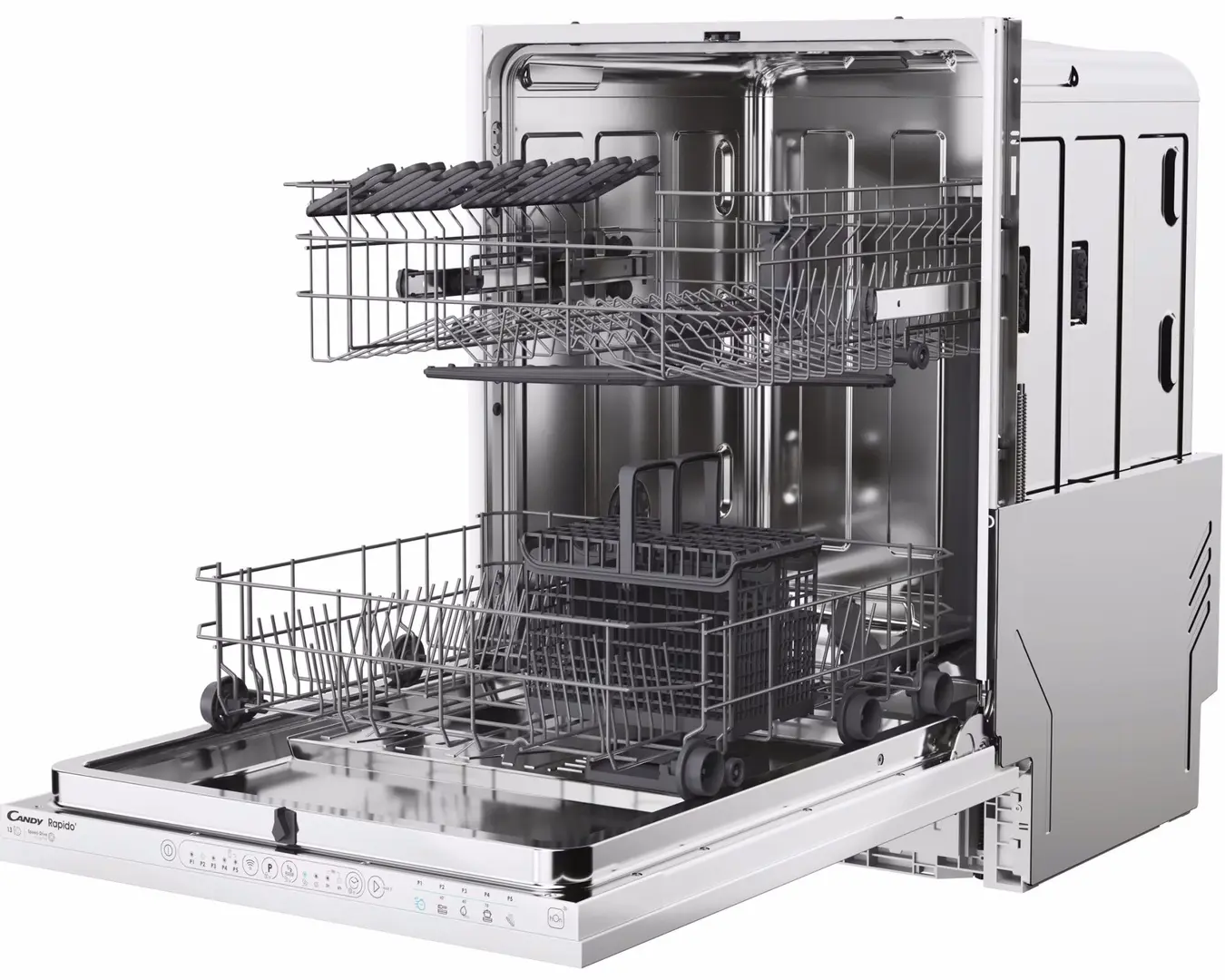 Встраиваемая посудомоечная машина Candy Rapido CI 3E7L0W2 (Inox)