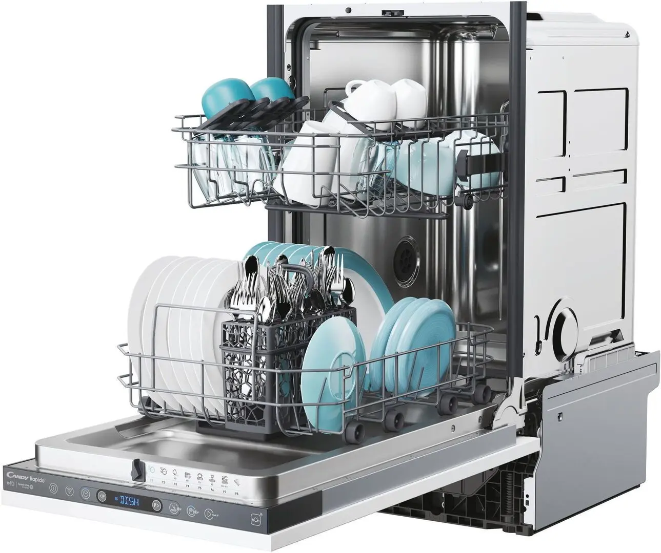 Masina de spalat vase incorporabila Candy Rapidò CI0C7SB0FA (White)
