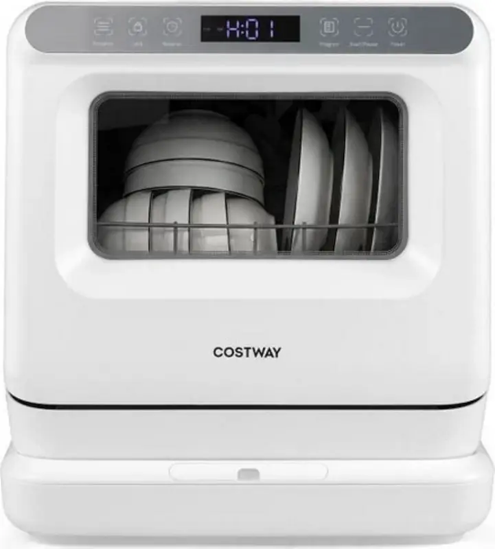 Masina de spalat vase Costway FP11101DE (White)