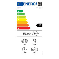 Masina de spalat vase Crown WQP6-3602AW (White) Thumb