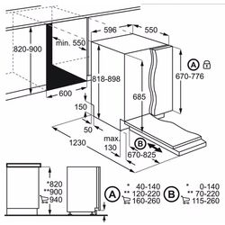 Встраиваемая посудомоечная машина Electrolux 700 Pro KEGB9405L (Silver/Black) Thumb