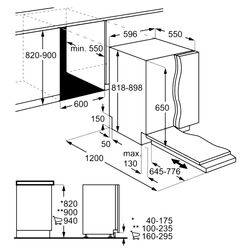Встраиваемая посудомоечная машина Electrolux EEM48320L (White/Black) Thumb