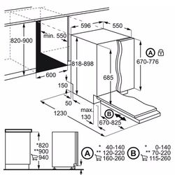 Встраиваемая посудомоечная машина Electrolux KECB7310L (Silver/Black) Thumb