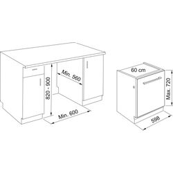 Встраиваемая посудомоечная машина Franke Mythos FDW 614 D10P DOS C (Inox) Thumb