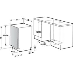 Masina de spalat vase incorporabila Gorenje GV52040 (White) Thumb