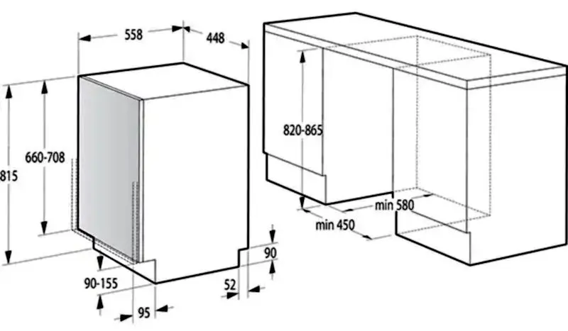 Masina de spalat vase incorporabila Gorenje GV52040 (White) - 4