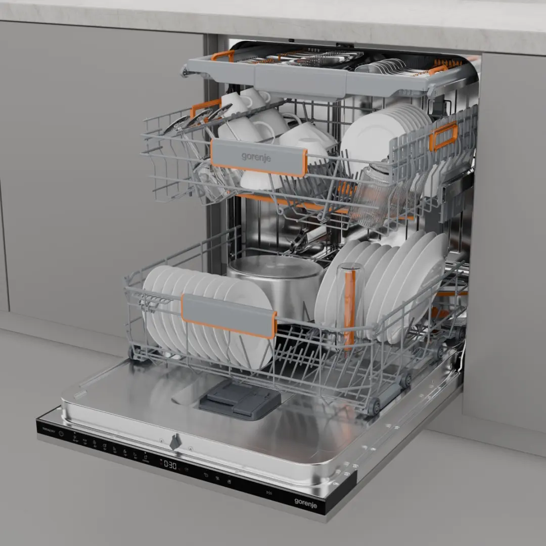 Masina de spalat vase incorporabila Gorenje GVB67364 (Grey)
