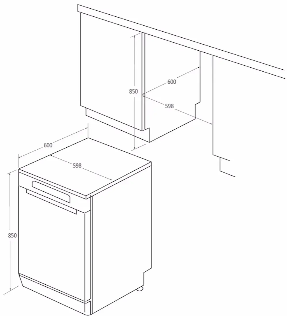 Посудомоечная машина Haier XF 4A4M4PDX (Silver)