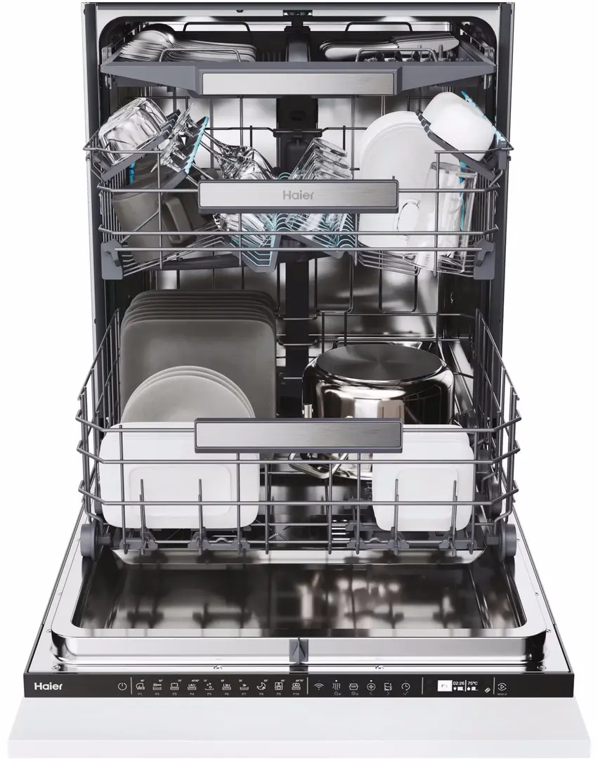 Masina de spalat vase incorporabila Haier I-Pro Shine 4 XS 6B1M3PB (White) - 3