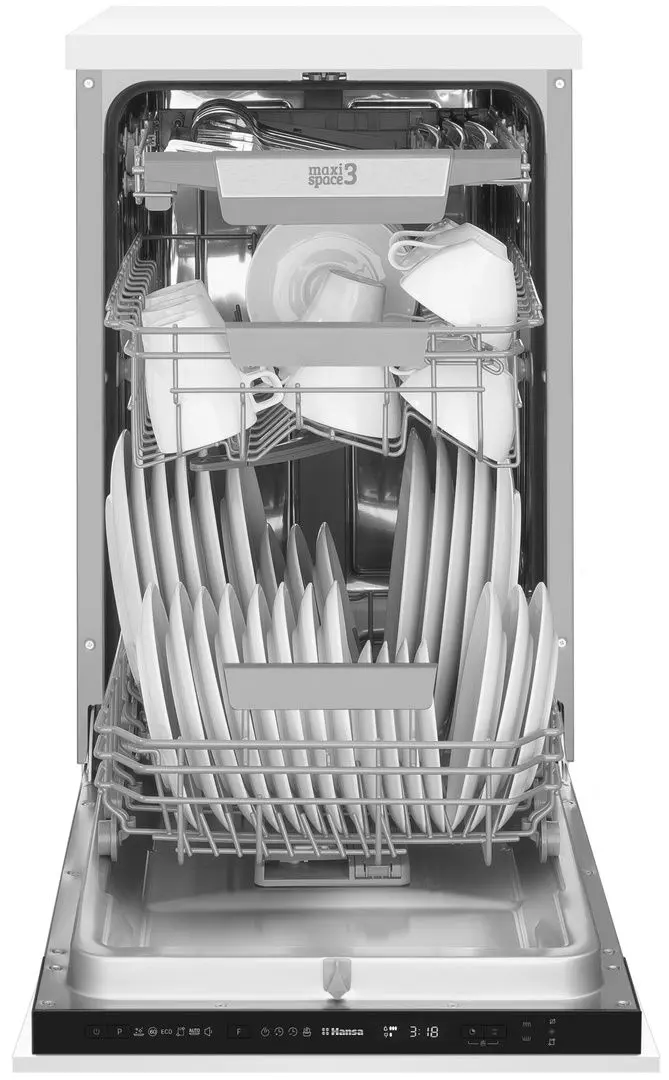 Встраиваемая посудомоечная машина Hansa ZIM466ELH (Inox)