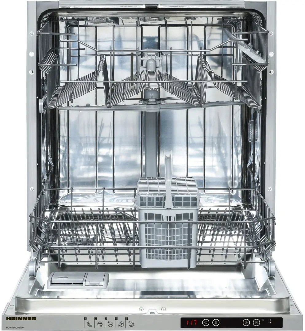 Masina de spalat vase incorporabila Heinner HDW-BI6005IE++ (Silver)