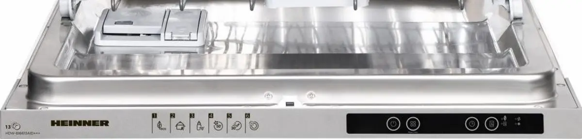 Встраиваемая посудомоечная машина Heinner HDW-BI6613AID+++ (White) - 3