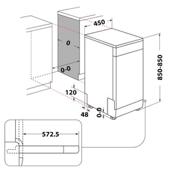 Посудомоечная машина Indesit DF9E 1B10 (White) Thumb