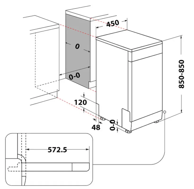 Посудомоечная машина Indesit DF9E 1B10 (White) - 5