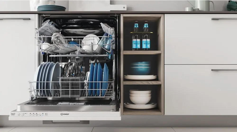 Masina de spalat vase incorporabila Indesit DIE 2B19 A (White)