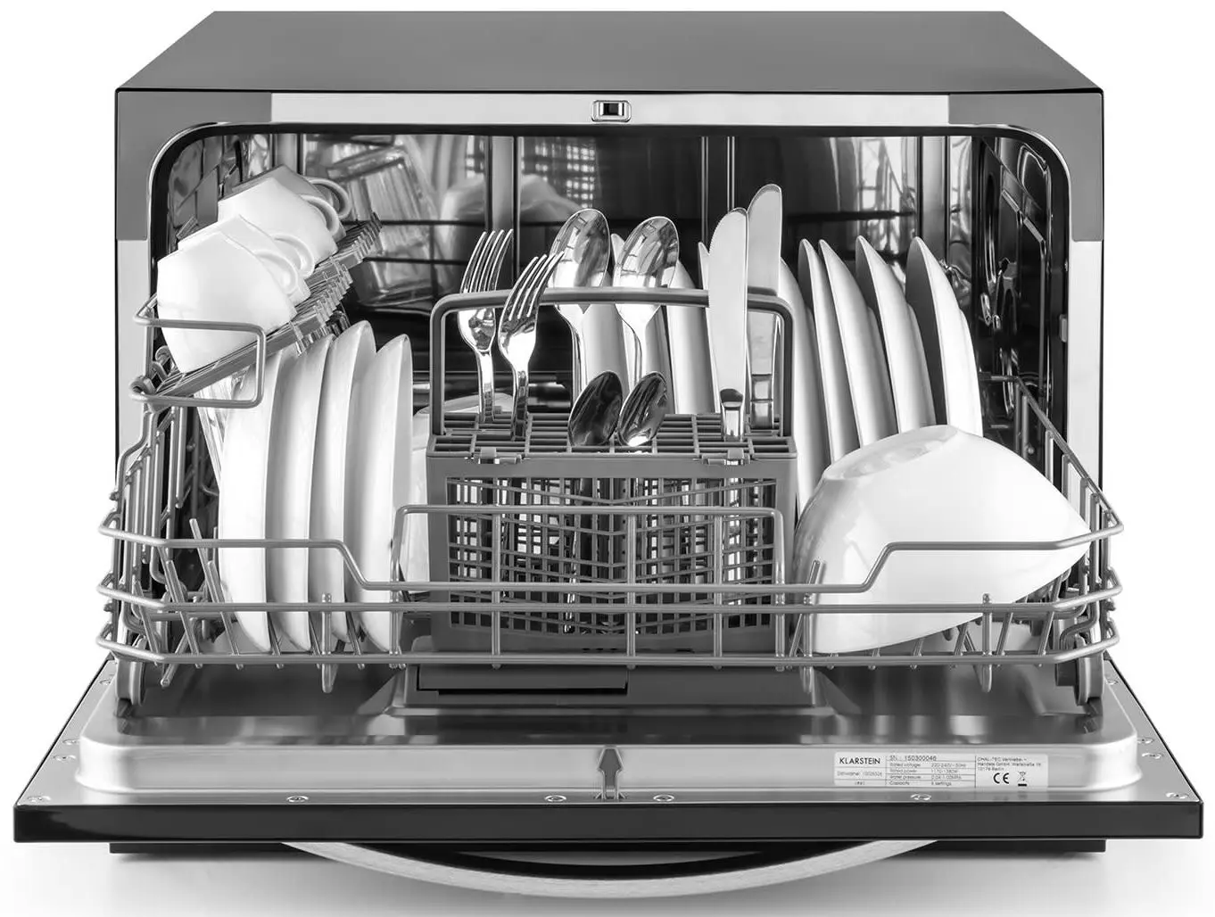 Masina de spalat vase Klarstein Amazonia 6 10028327 (Black) - 4