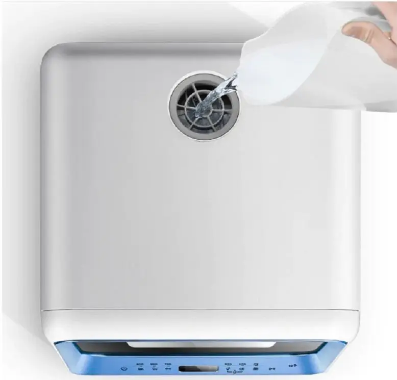 Посудомоечная машина Midea MCFD42900BL Mini (Blue/White) - 4