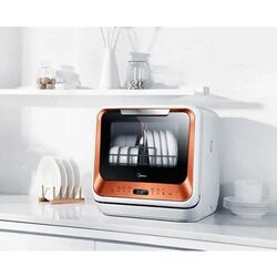 Посудомоечная машина Midea MCFD42900OR Mini (Orange/White) Thumb
