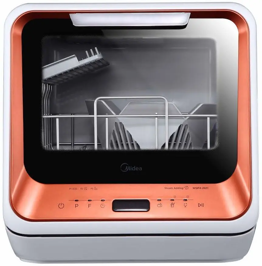 Посудомоечная машина Midea MCFD42900OR Mini (Orange/White)