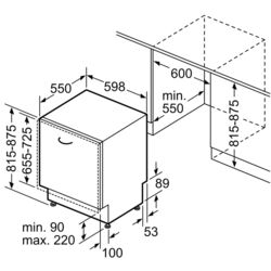 Masina de spalat vase incorporabila Neff S155ECX00E (Beige) Thumb