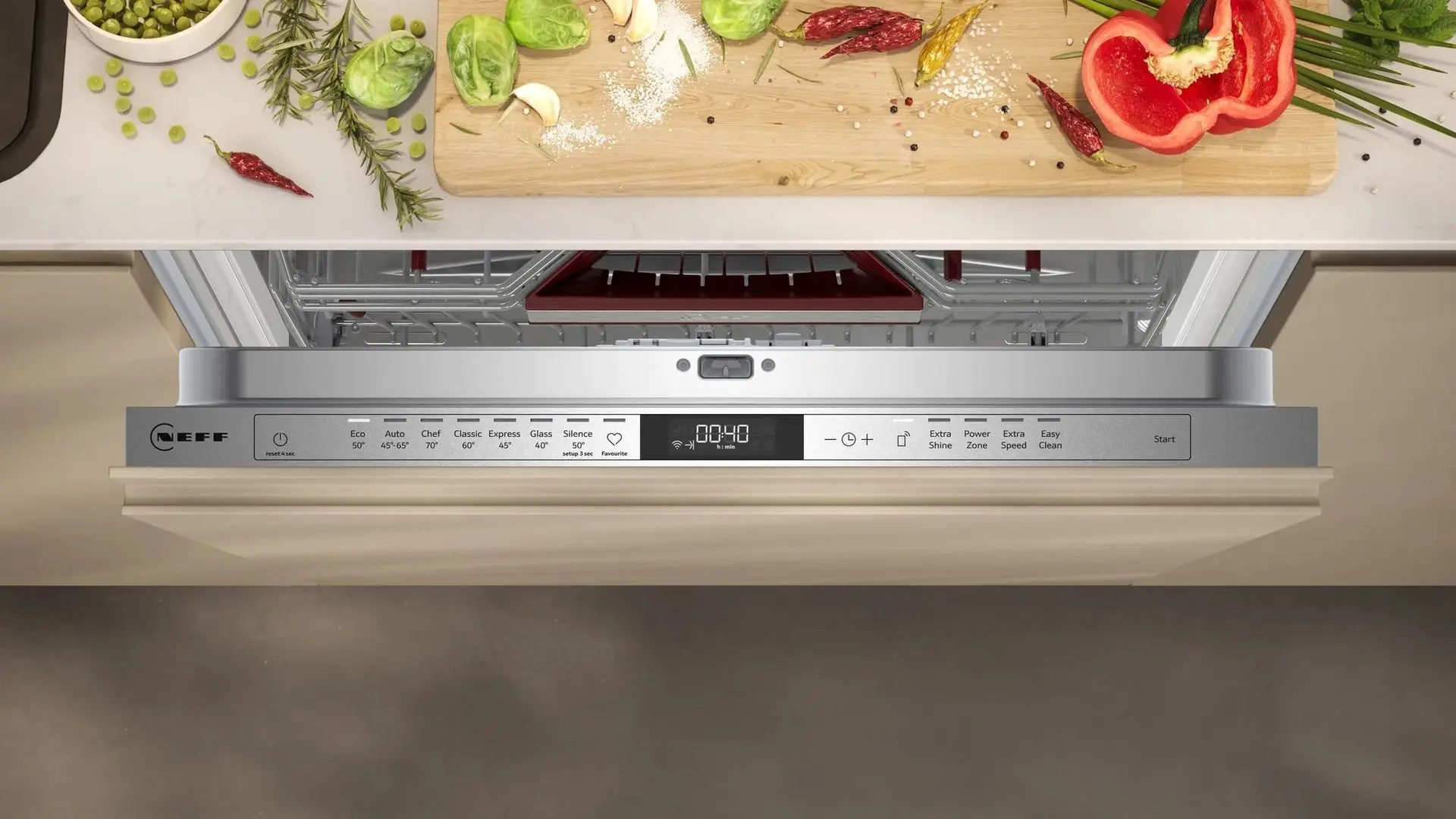Встраиваемая посудомоечная машина Neff S157ZCX01E (Beige) - 6