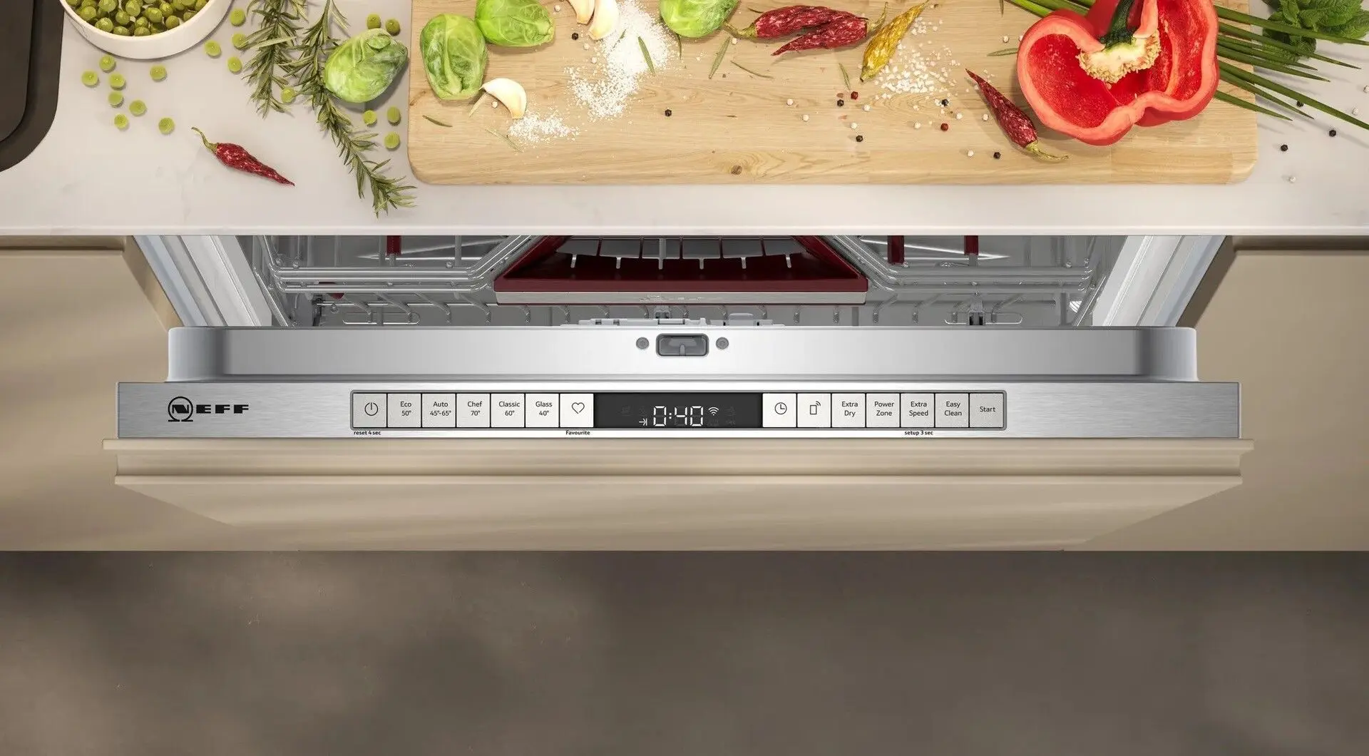 Встраиваемая посудомоечная машина Neff S175ECX13E (Beige) - 7