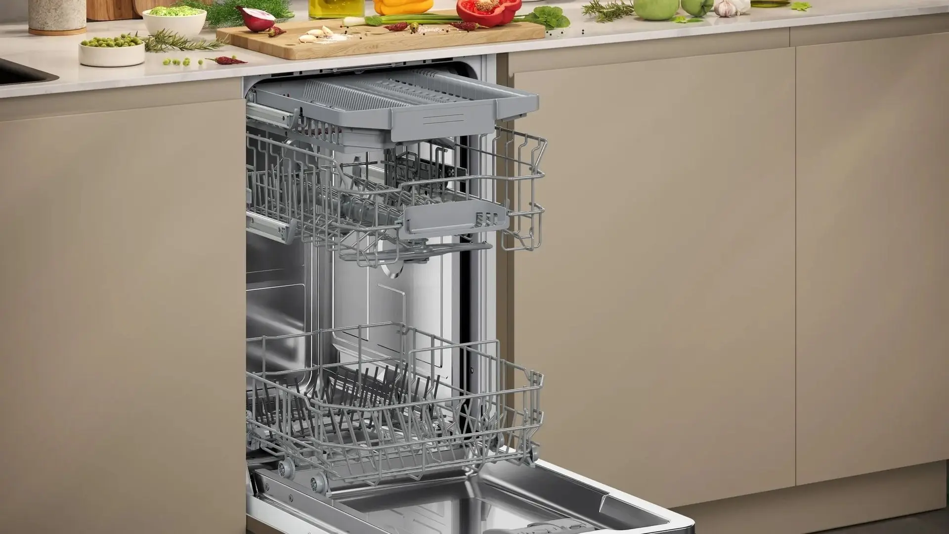 Masina de spalat vase incorporabila Neff S875EMX05E (Beige) - 5