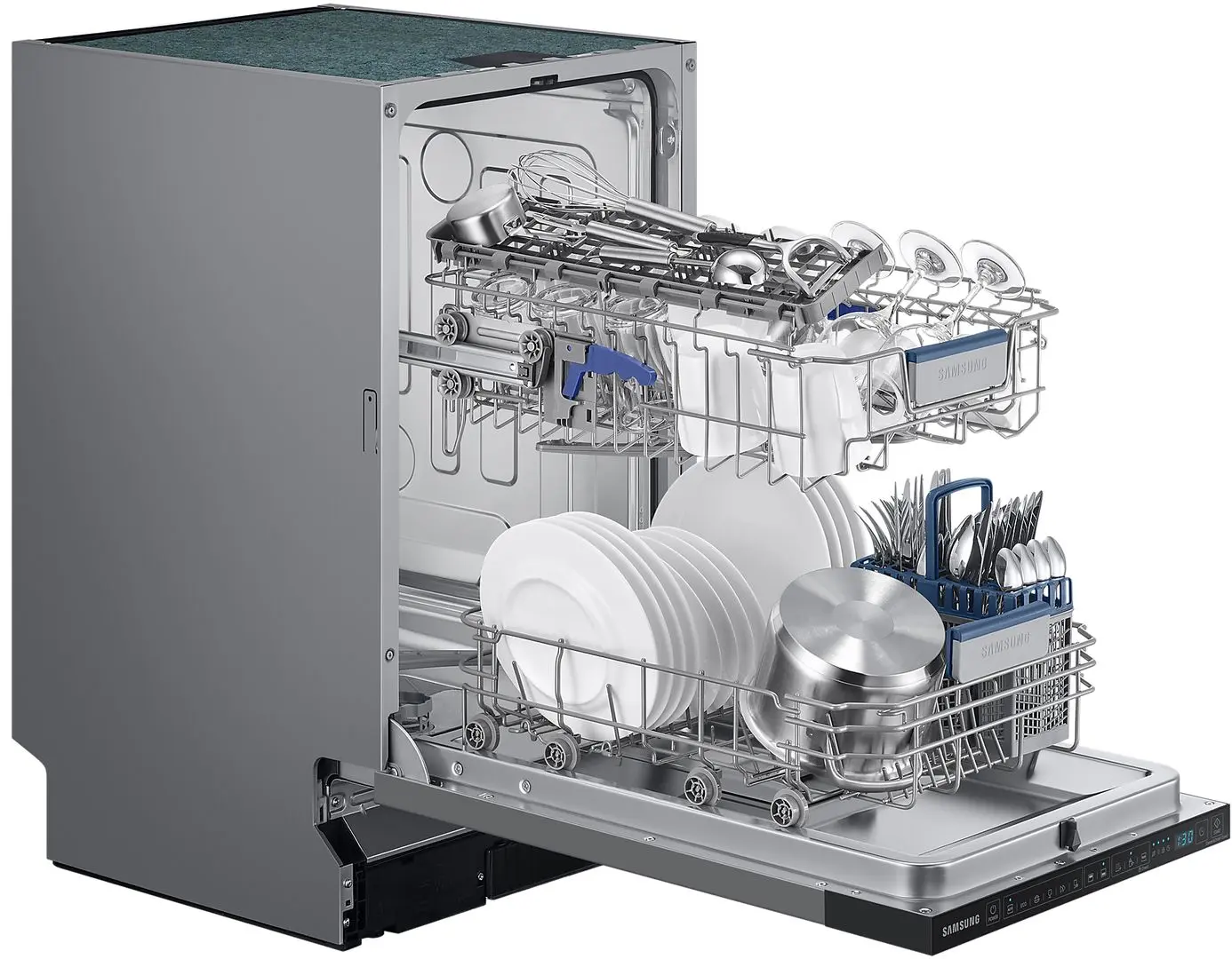 Masina de spalat vase incorporabila Samsung DW50DG430B00LE (White/Inox)
