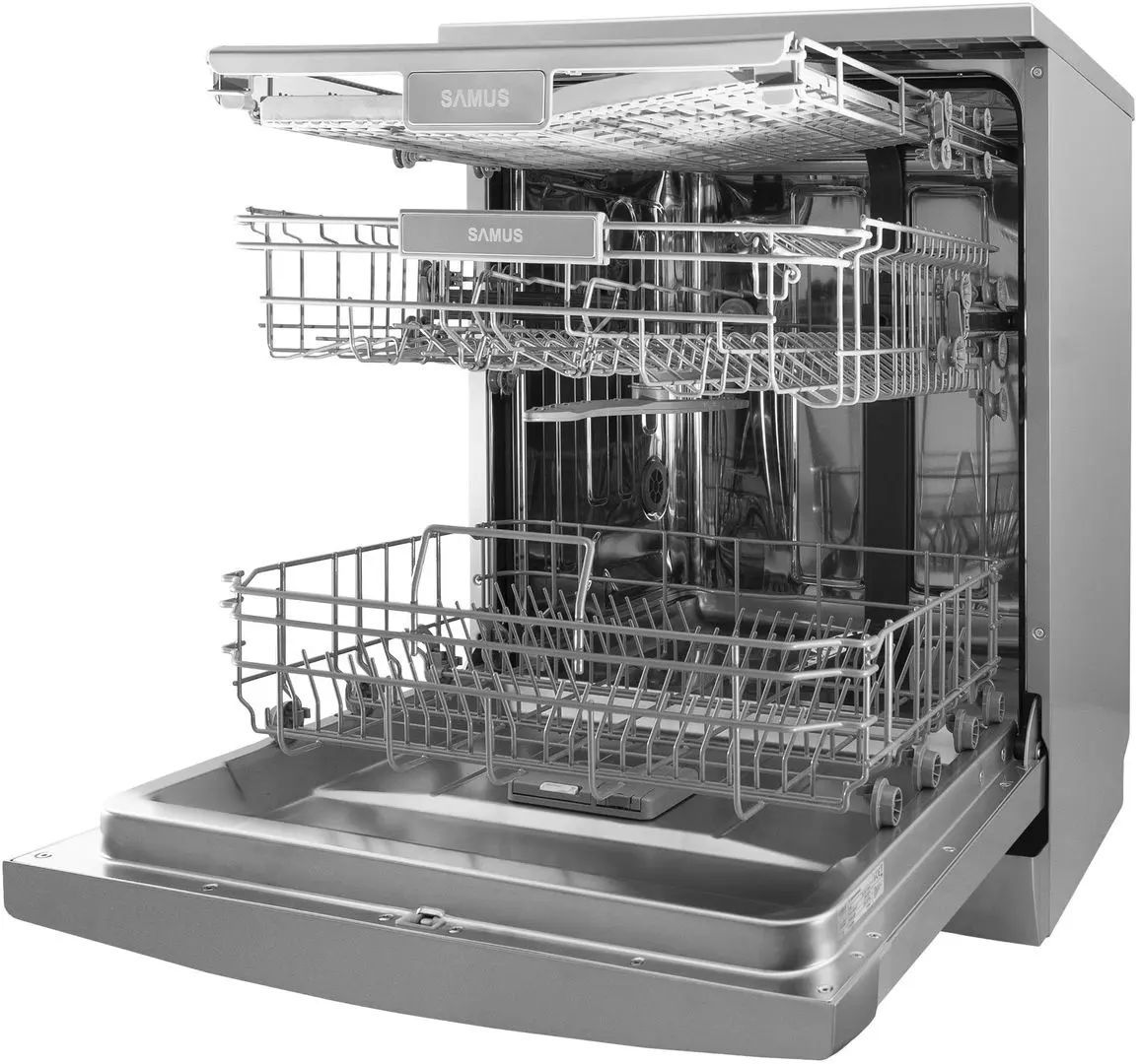 Masina de spalat vase Samus SDX614.8 (Inox/Silver)