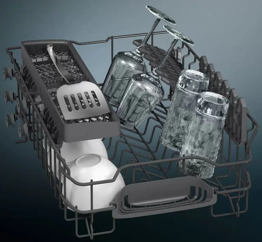 Masina de spalat vase incorporabila Siemens iQ100 SR61IX05KE (Black) - 4